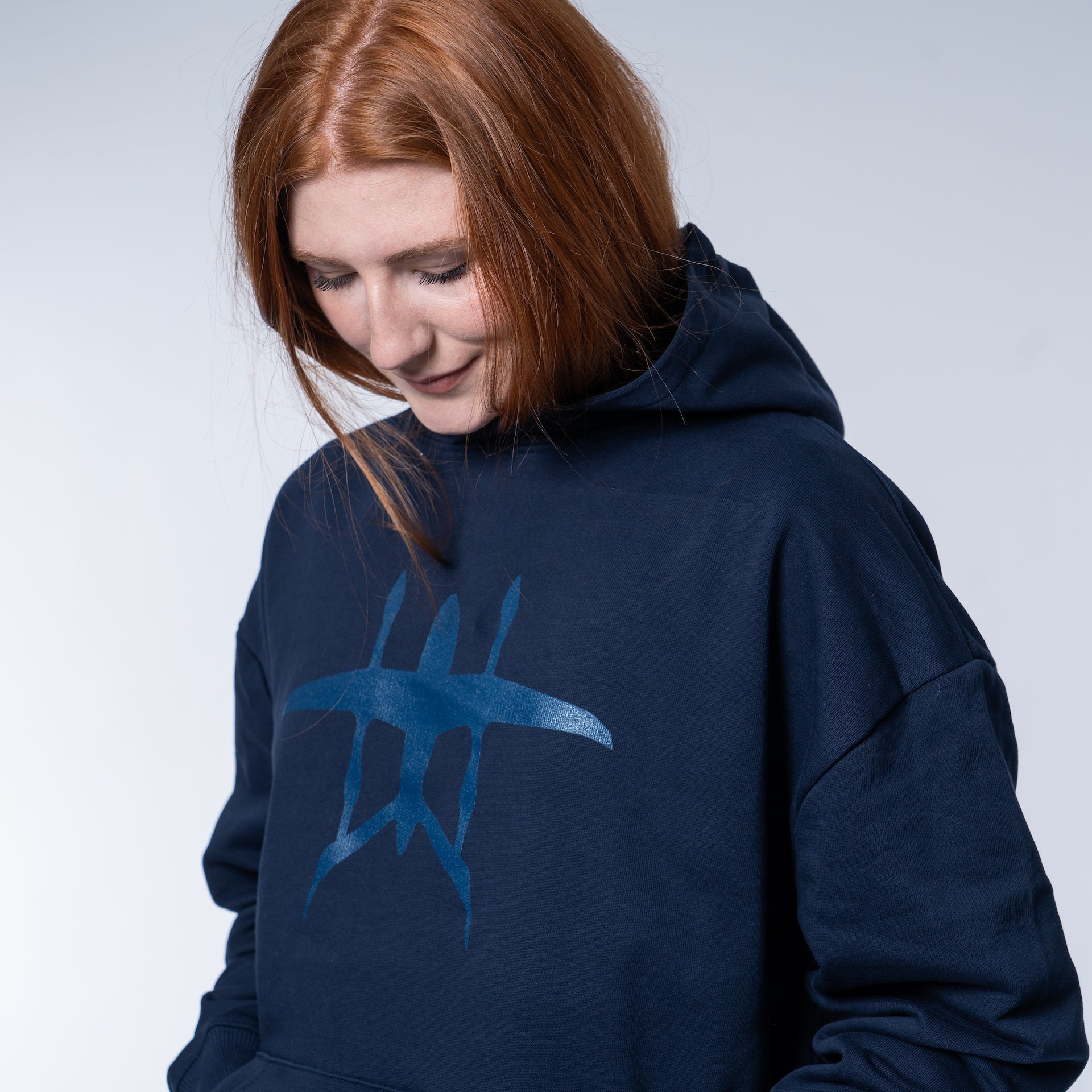 Navy Alia Monochome Hoodie