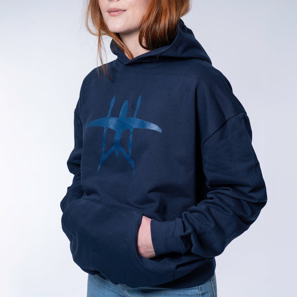 Navy Alia Monochome Hoodie
