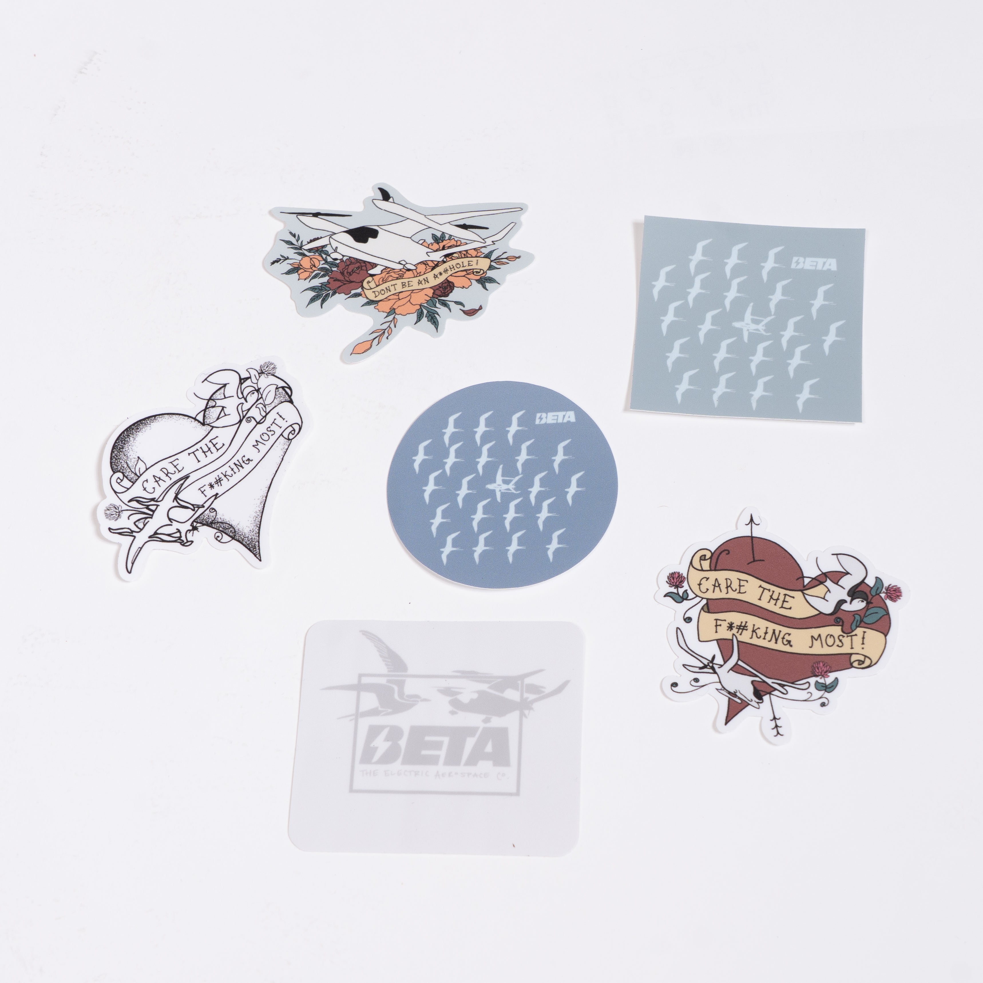 Care the Most Sticker