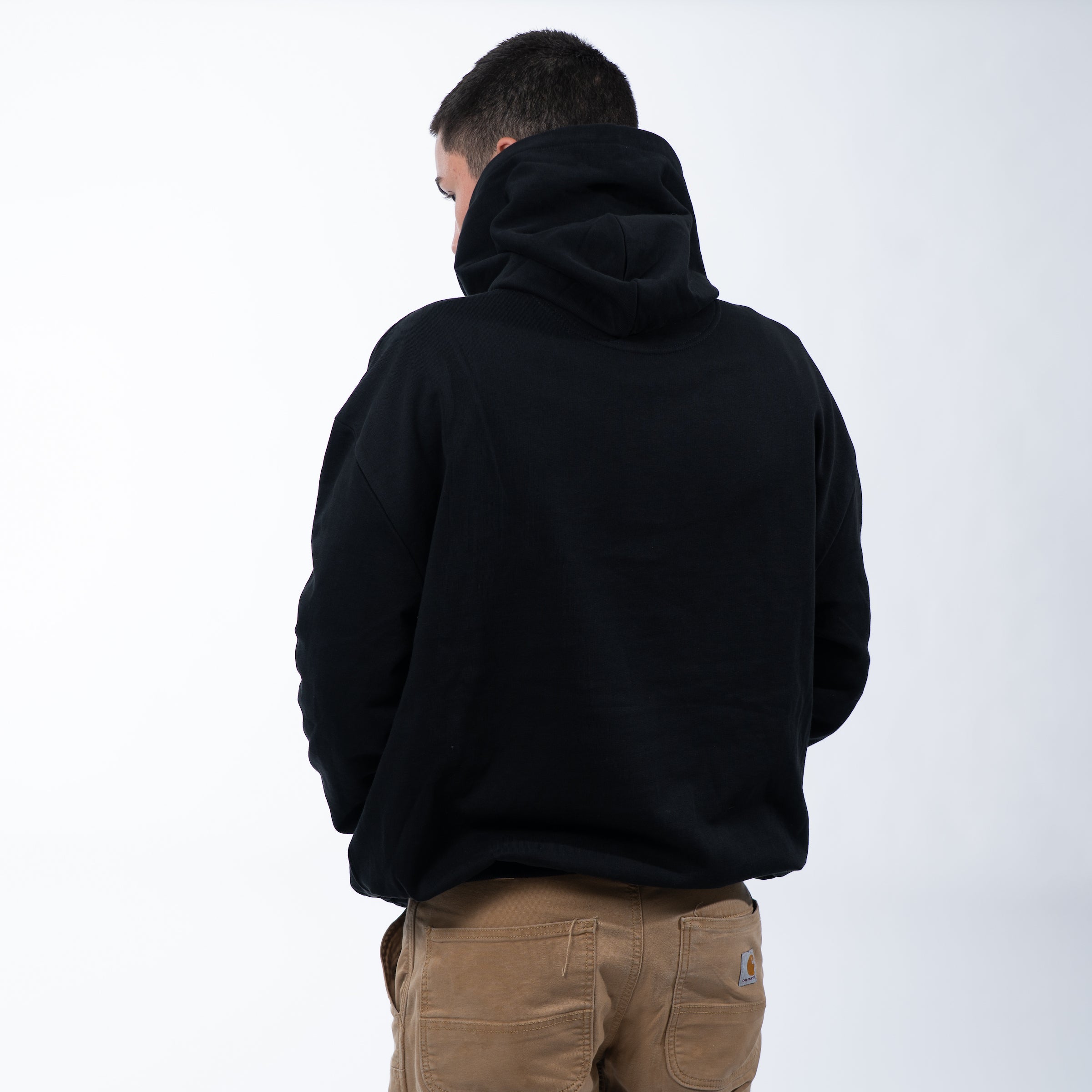 Black Alia Monochrome Hoodie