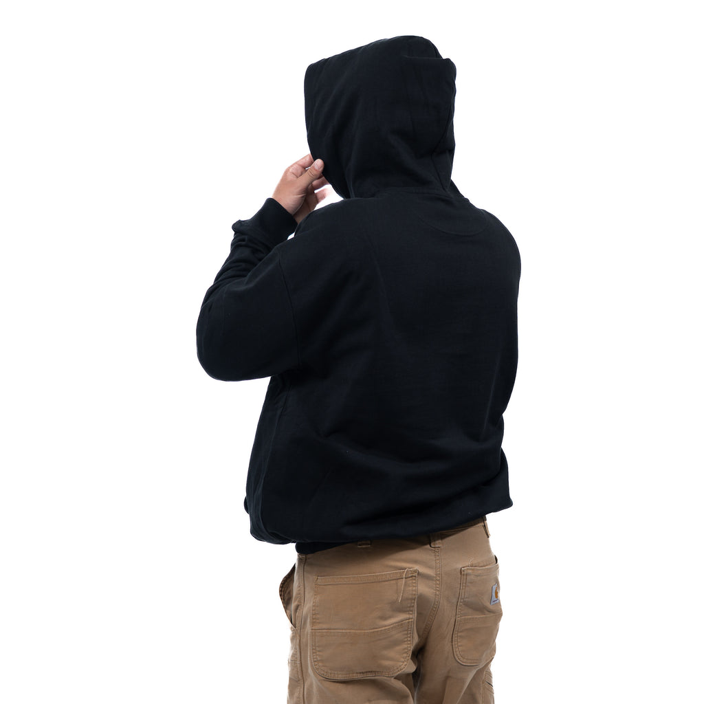 Black Alia Monochrome Hoodie