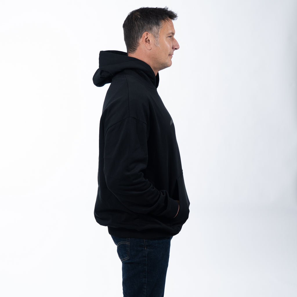 Black Alia Monochrome Hoodie