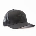 Black Monochrome Alia Trucker Hat