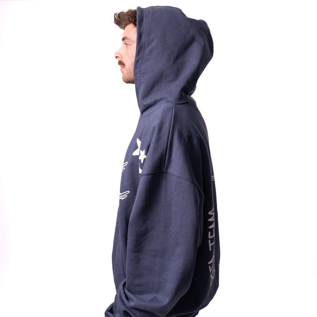 Patchwork BETA Sweatshirt (Longer-fit)