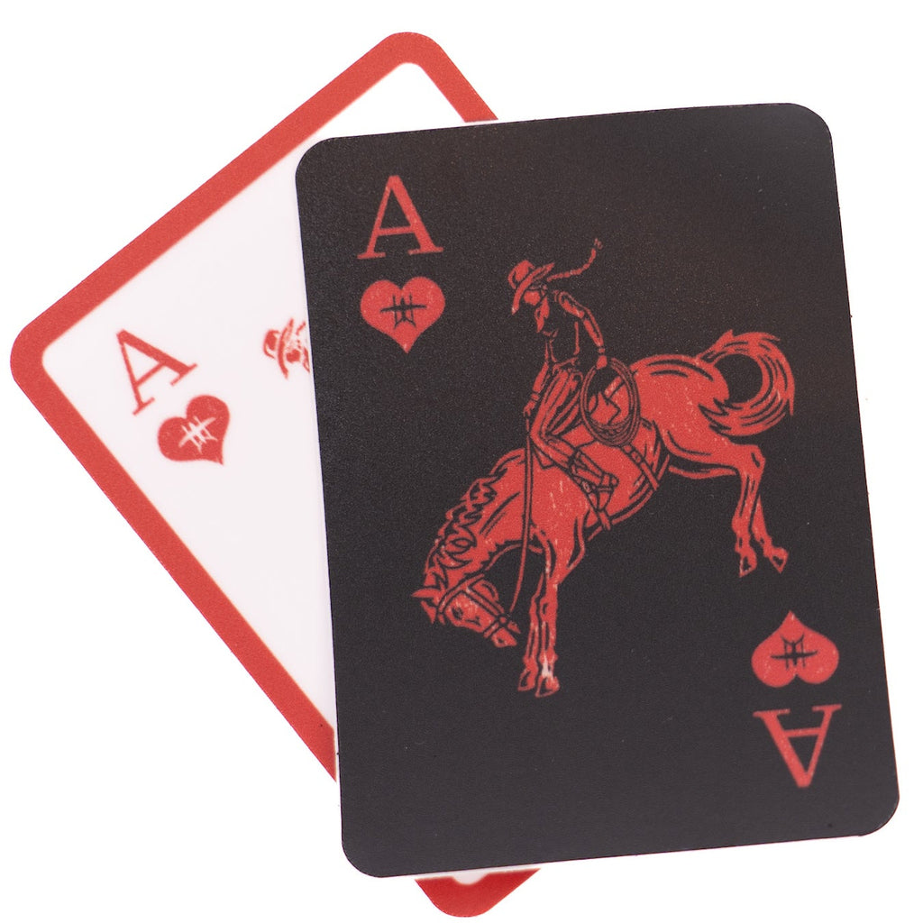 Black BETA Cowgirl Sticker