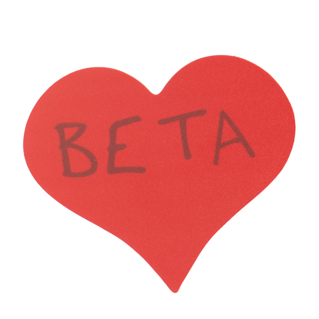Red Heart BETA Sticker