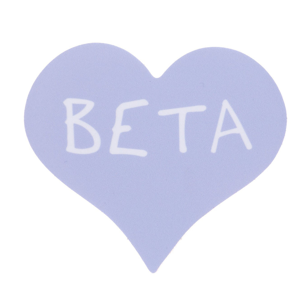 Blue Heart BETA Sticker