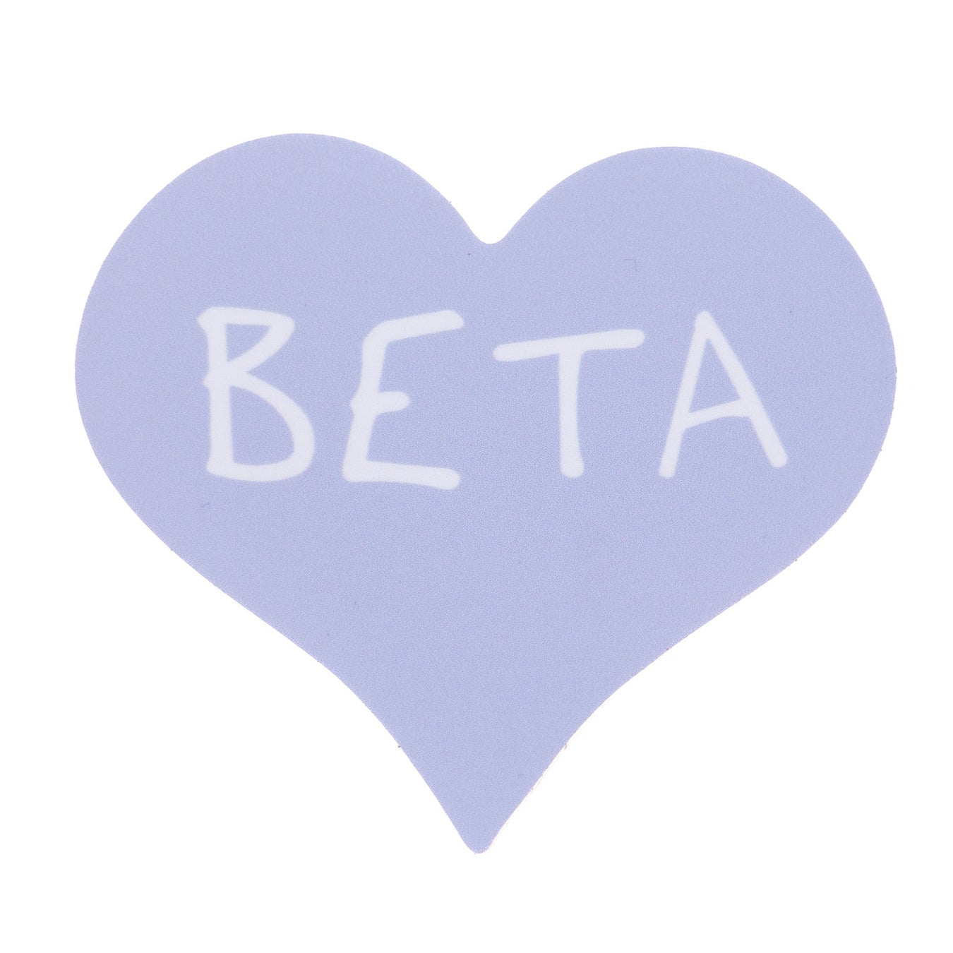 Blue Heart BETA Sticker