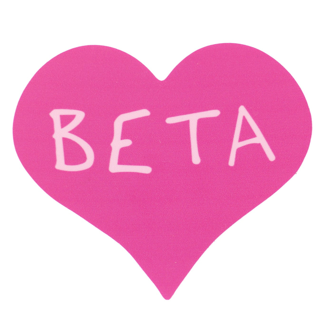 Pink Heart BETA Sticker