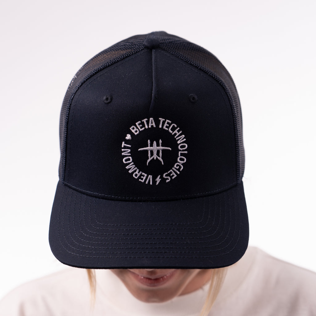 Navy BETA Circle Hat