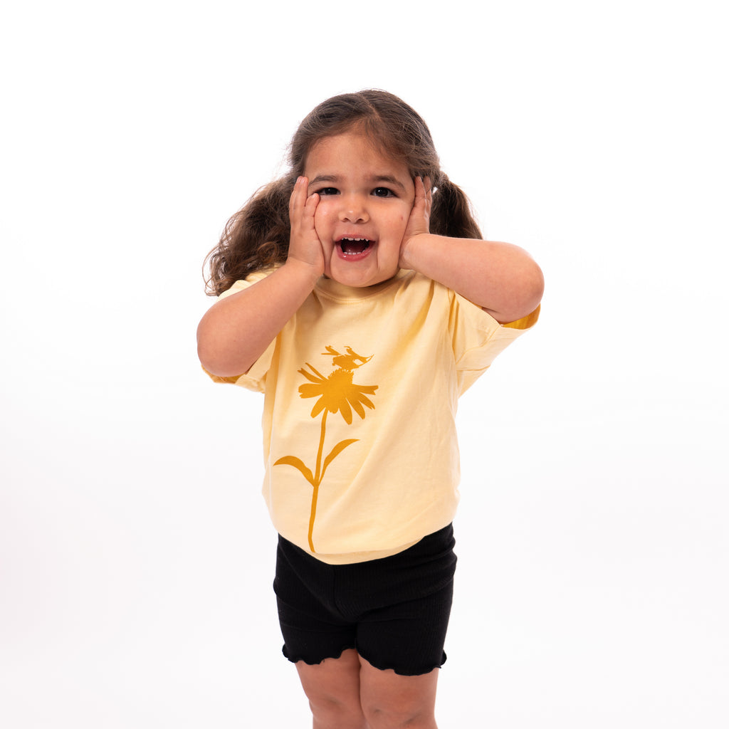 BETAkids Yellow Flower Tee
