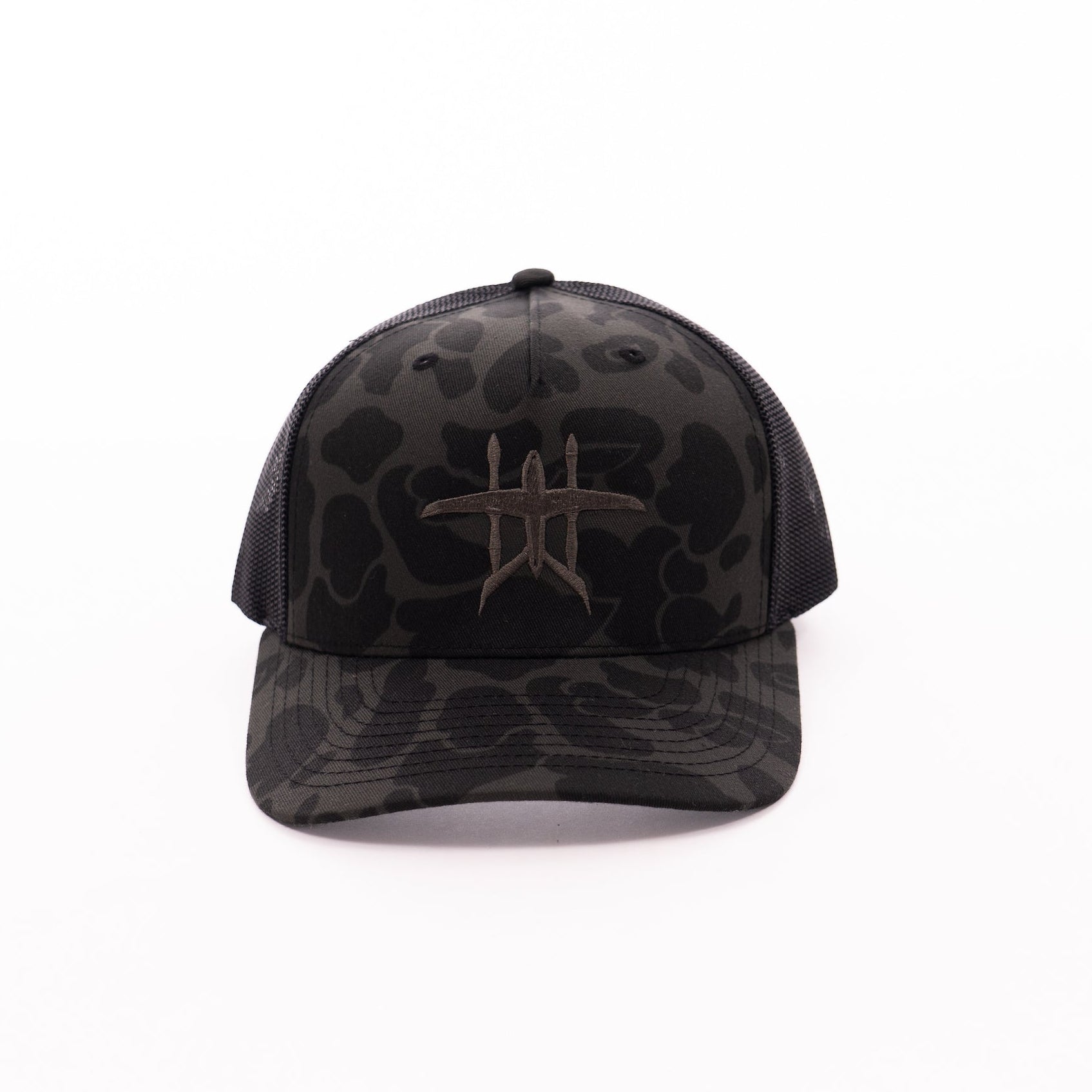 Black Camo Hat
