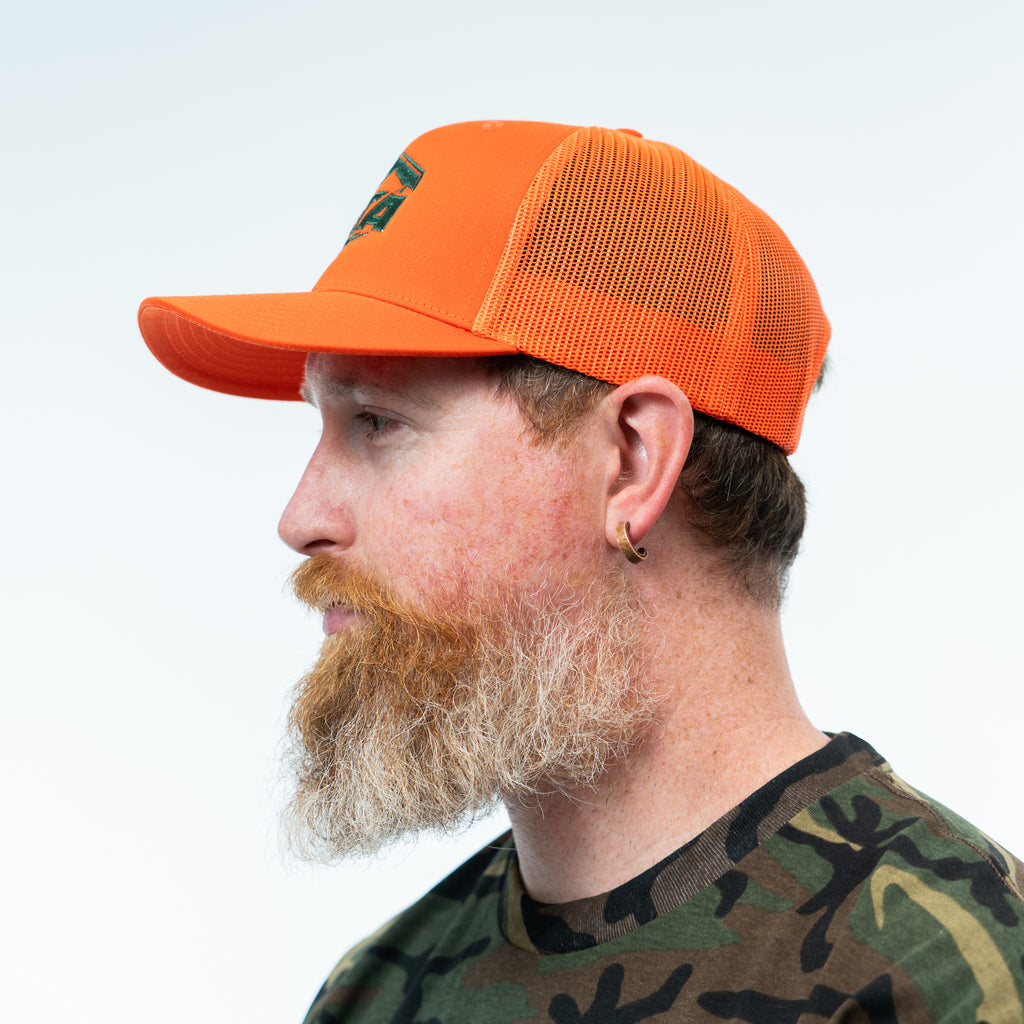 Orange BETA Trucker Hat