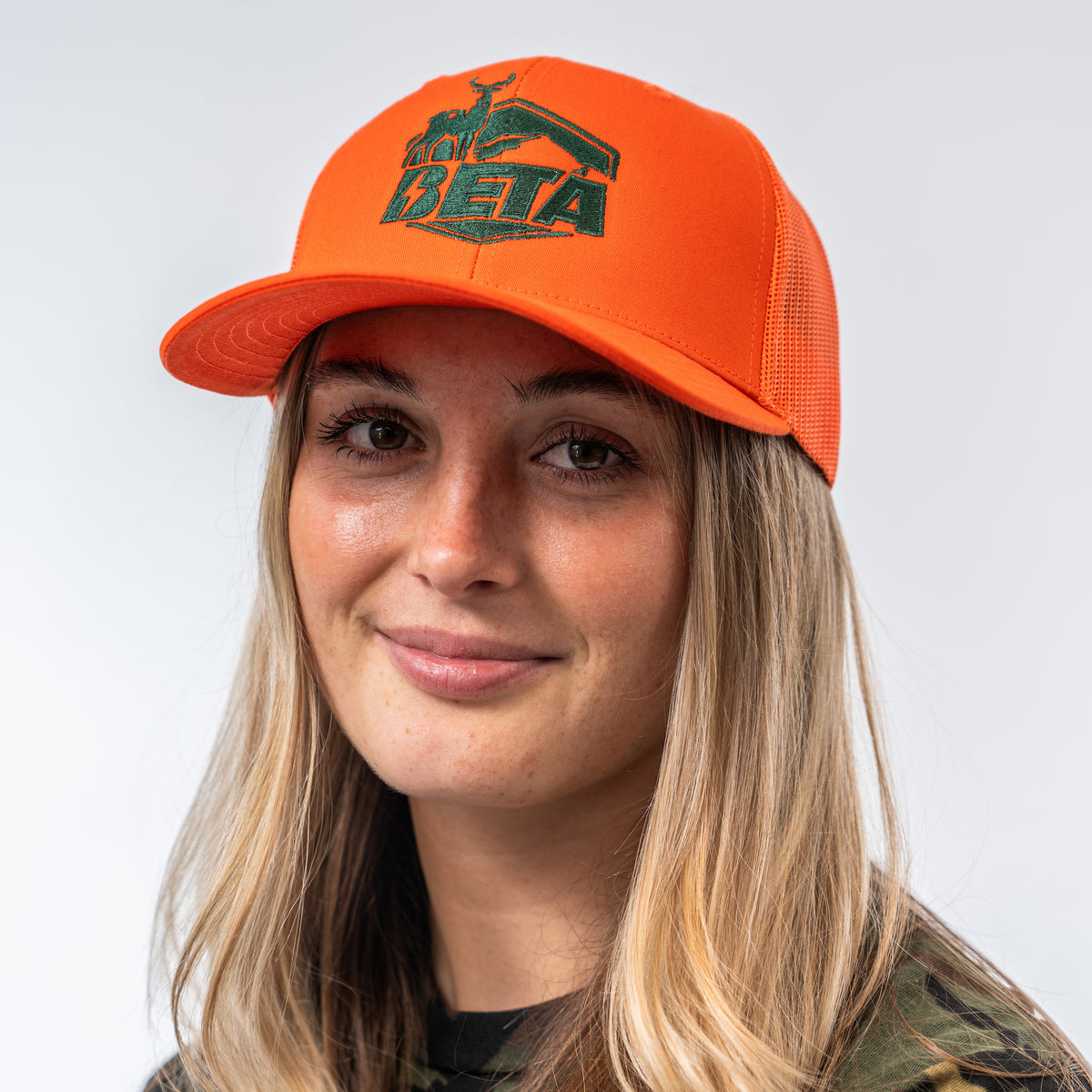 Orange BETA Trucker Hat